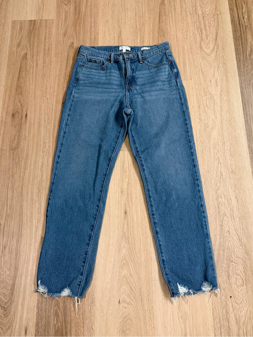Sofia Jean By Sofia Vergara Beatrix Relaxed Boyfriend Jeans Blue size 4